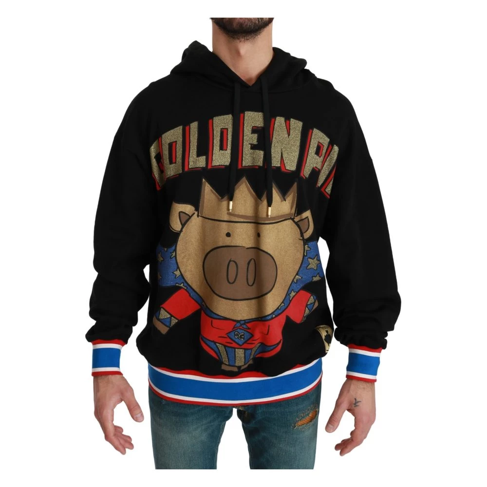 Dolce & Gabbana Pig Of The Year Hoodie Black - Bilde 2