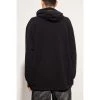 Balenciaga 3B Sports Icon Elastic Hem Hoodie Black