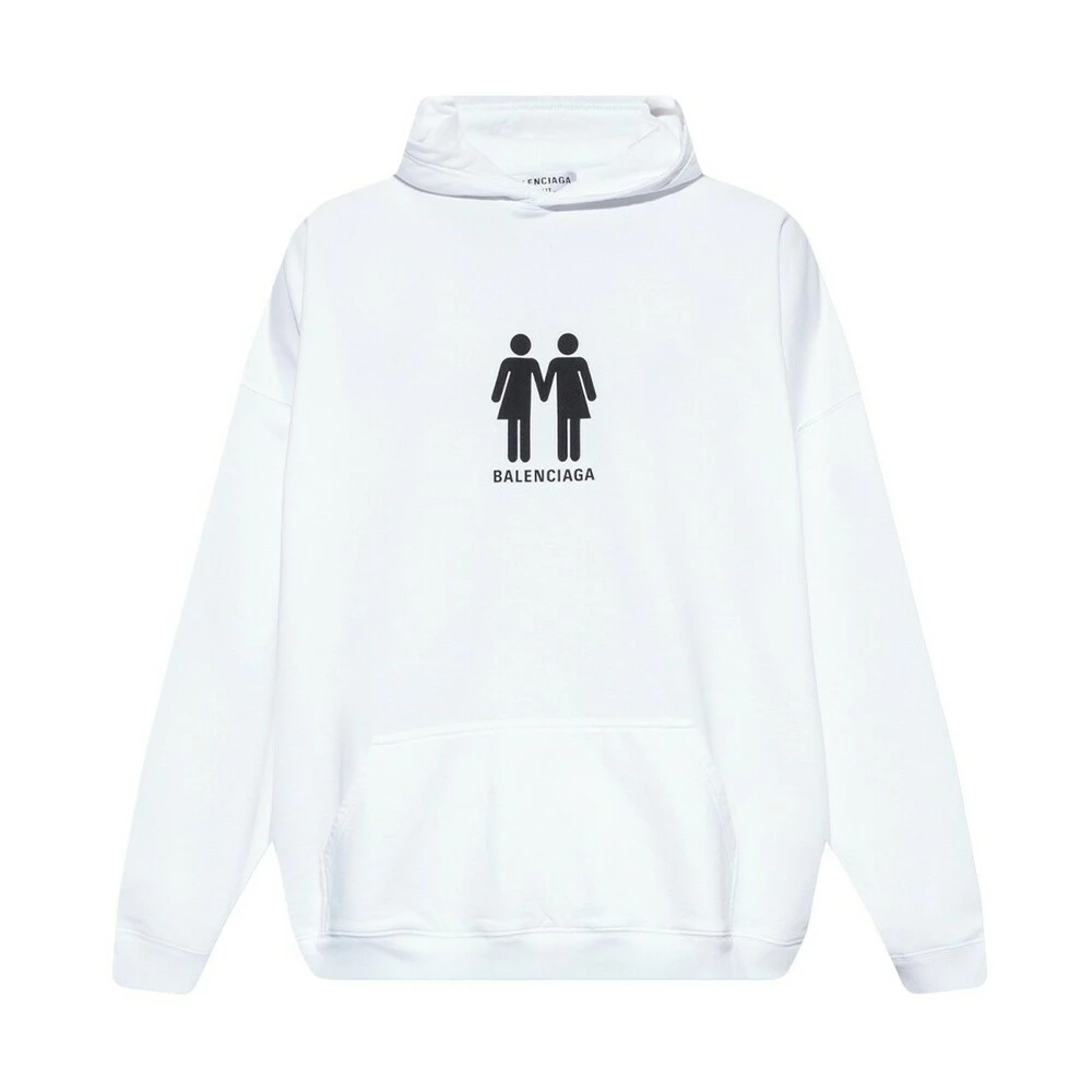 Balenciaga Hoodie White - Bilde 3