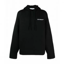 Off White Hoodies Black