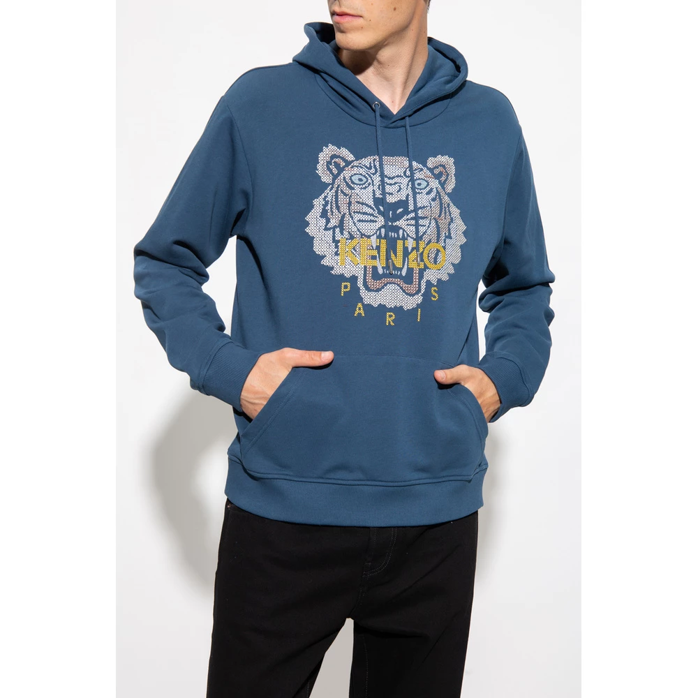 Kenzo Hoodie Blue - Bilde 4