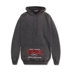 Balenciaga Oversize Hoodie Gray