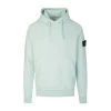 Stone Island Compass-Patch Hoodie Blue