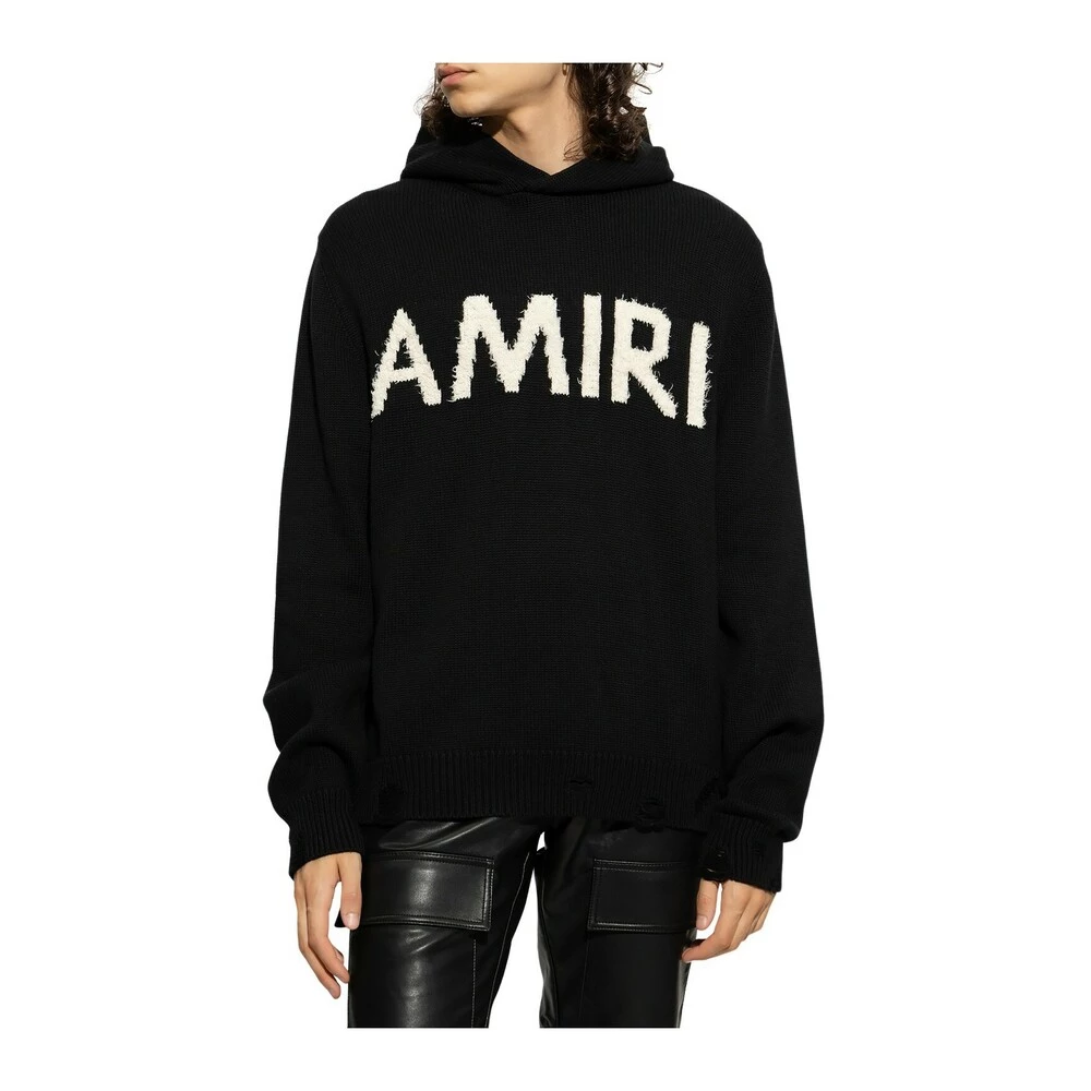 Amiri Hooded Sweater Black - Bilde 4