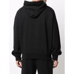 Off White Monalisa Over Hoodie Black