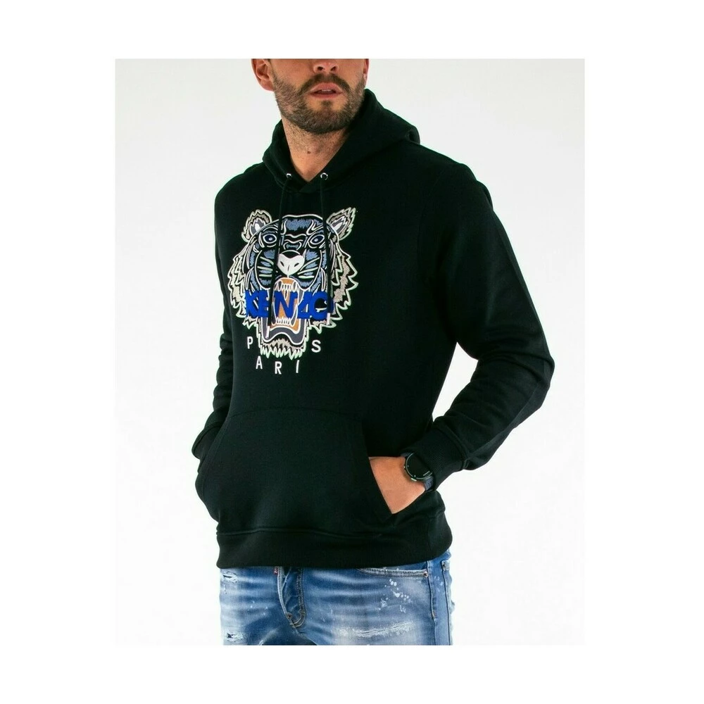 Kenzo Tiger Hooded Sweatshirt Black