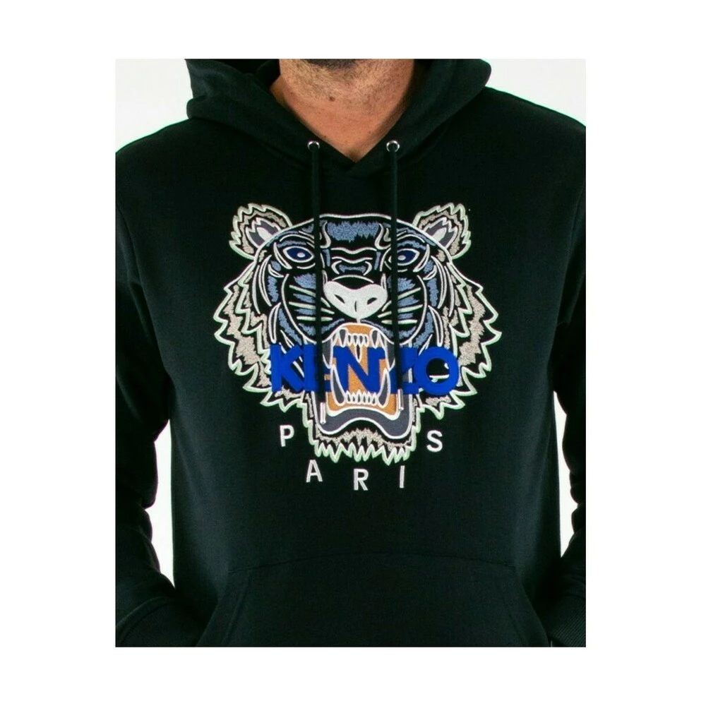 Kenzo Tiger Hooded Sweatshirt Black - Bilde 6