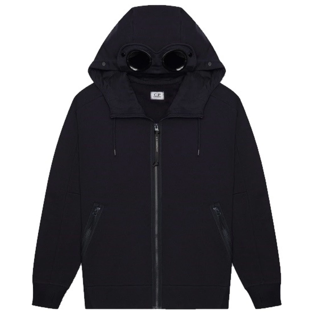 C.P. Company Goggle Hoodie Blue