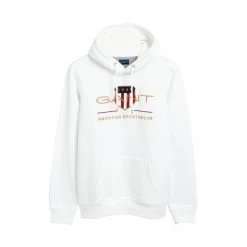 Gant Archive Shield Hoodie Beige