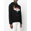 Lanvin Printed Hoodie Black