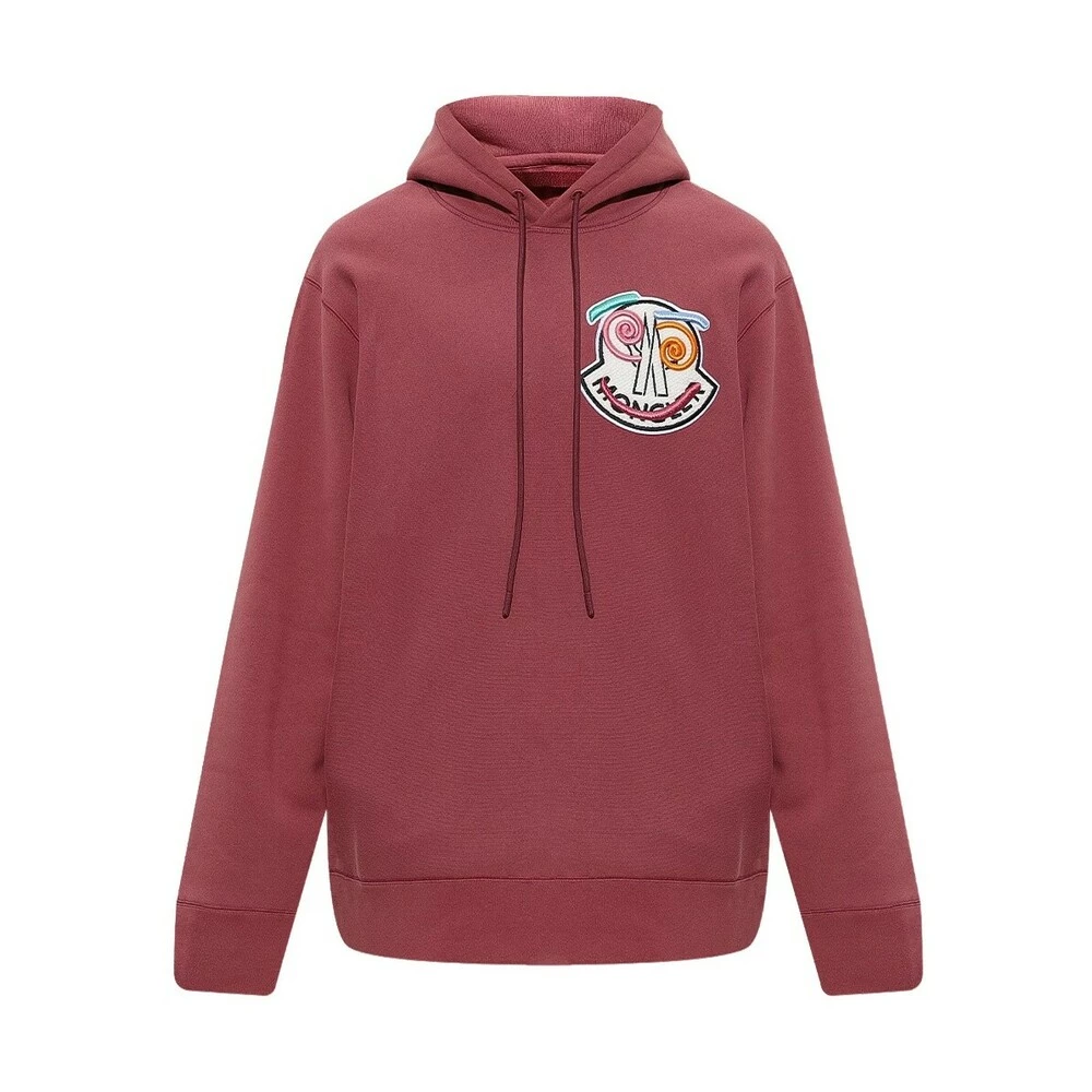 Moncler 1952 Hoodie With Logo Pink - Bilde 4