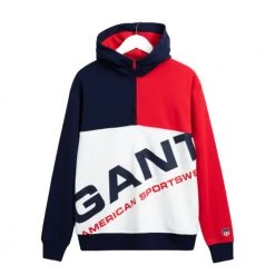 D2. Gant Retro Hoodie Blue