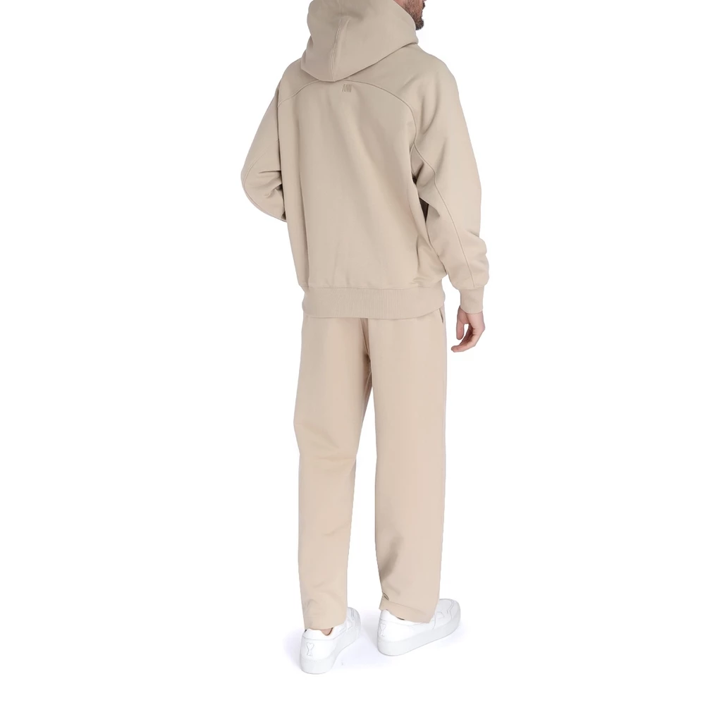 Ami Paris Hoodie Beige