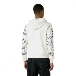 Iceberg Popeye Building Hoodie White