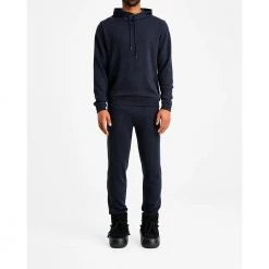 Dark Navy We Norwegians Tind Hoodie Men Genser Blue