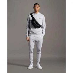 Lyle & Scott Pullover Hoodie - Light Grey Marl Gray