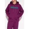 Versace Hoodie With Logo Purple