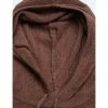 Blue De Gênes Manu Knit Hoodie Hettegenser Strikk Brown
