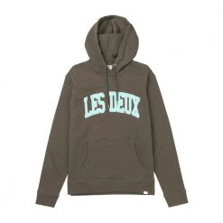 Les Deux Crane Hoodie Jogge Brown