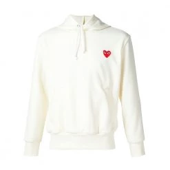 Comme Des Garçons Hoodies White