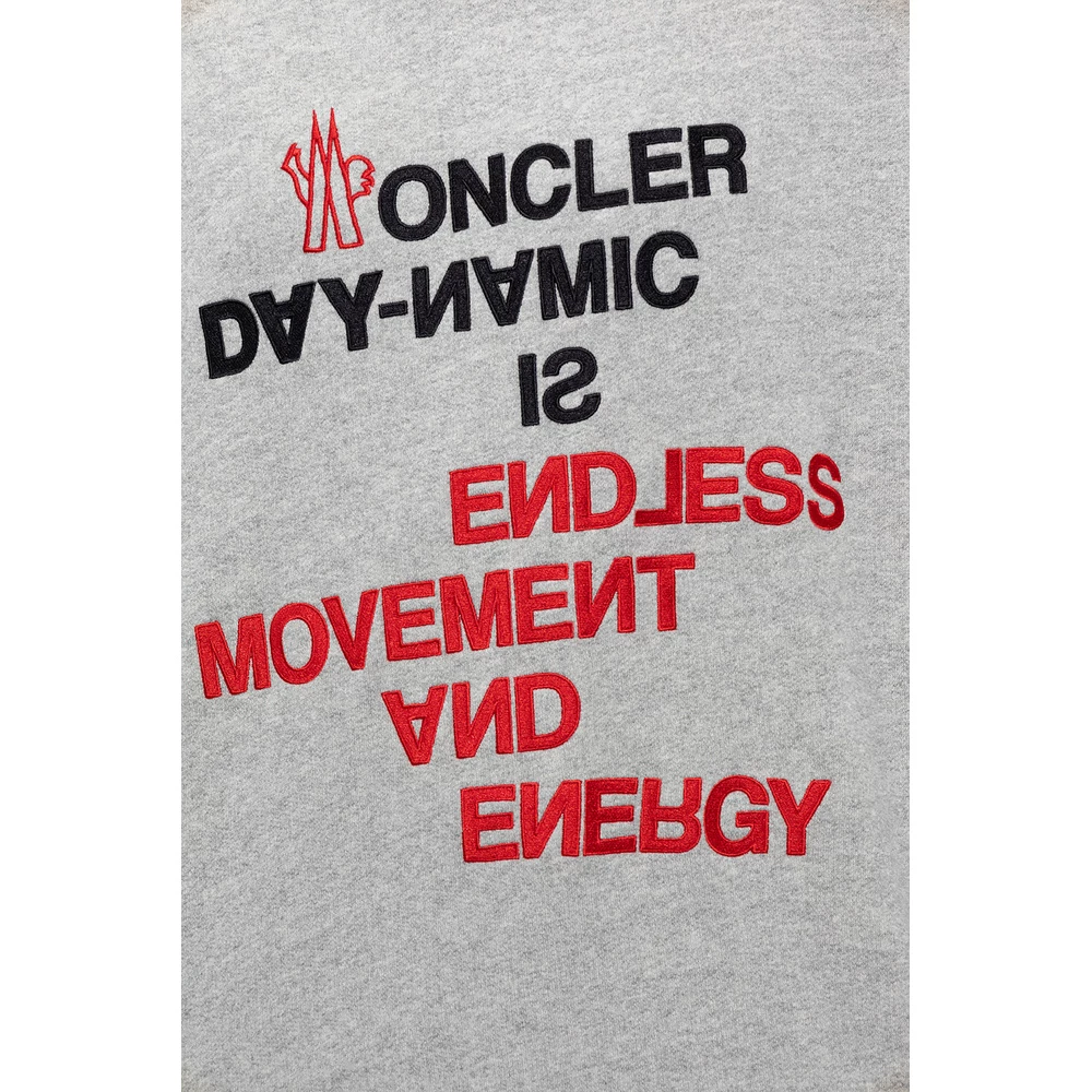 Moncler Hoodie With Logo Gray - Bilde 2