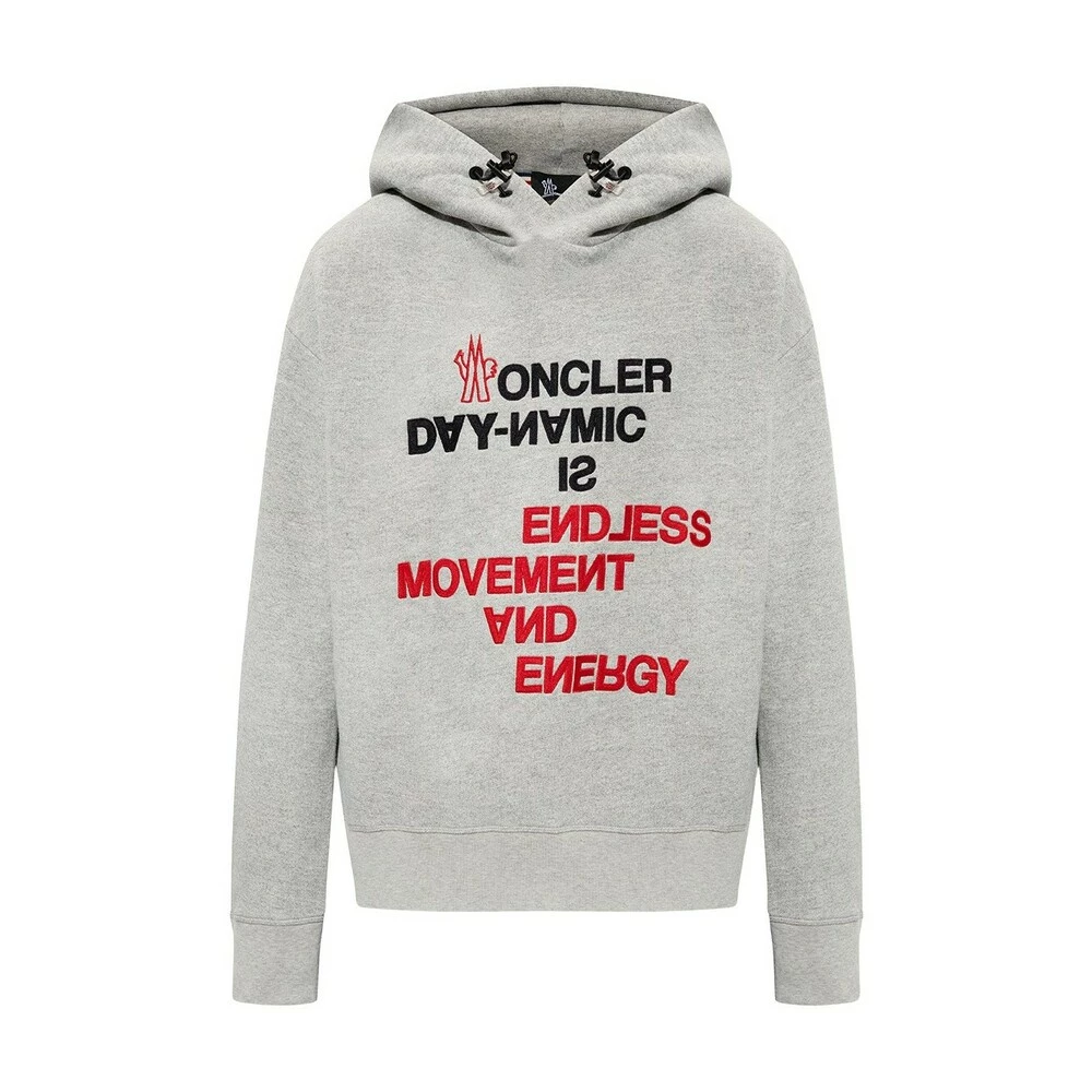 Moncler Hoodie With Logo Gray - Bilde 3