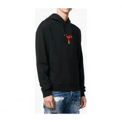 Dsquared2 Flame Key Hoodie Black