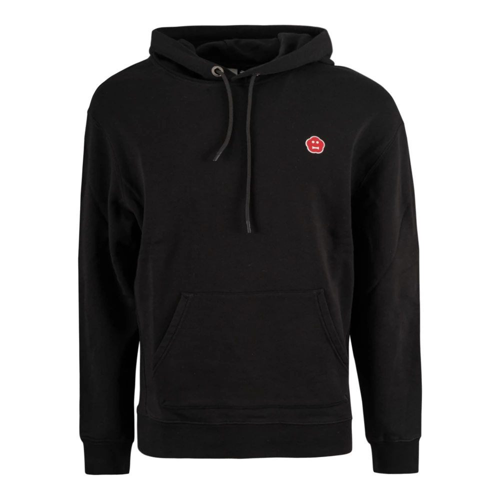 Aspesi Logo-patch Hoodie Black