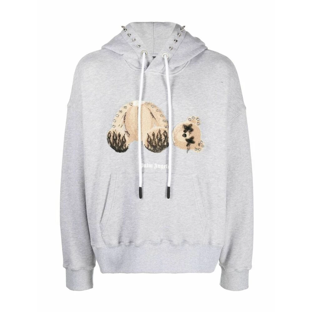 Palm Angels Sweaters Grey Gray