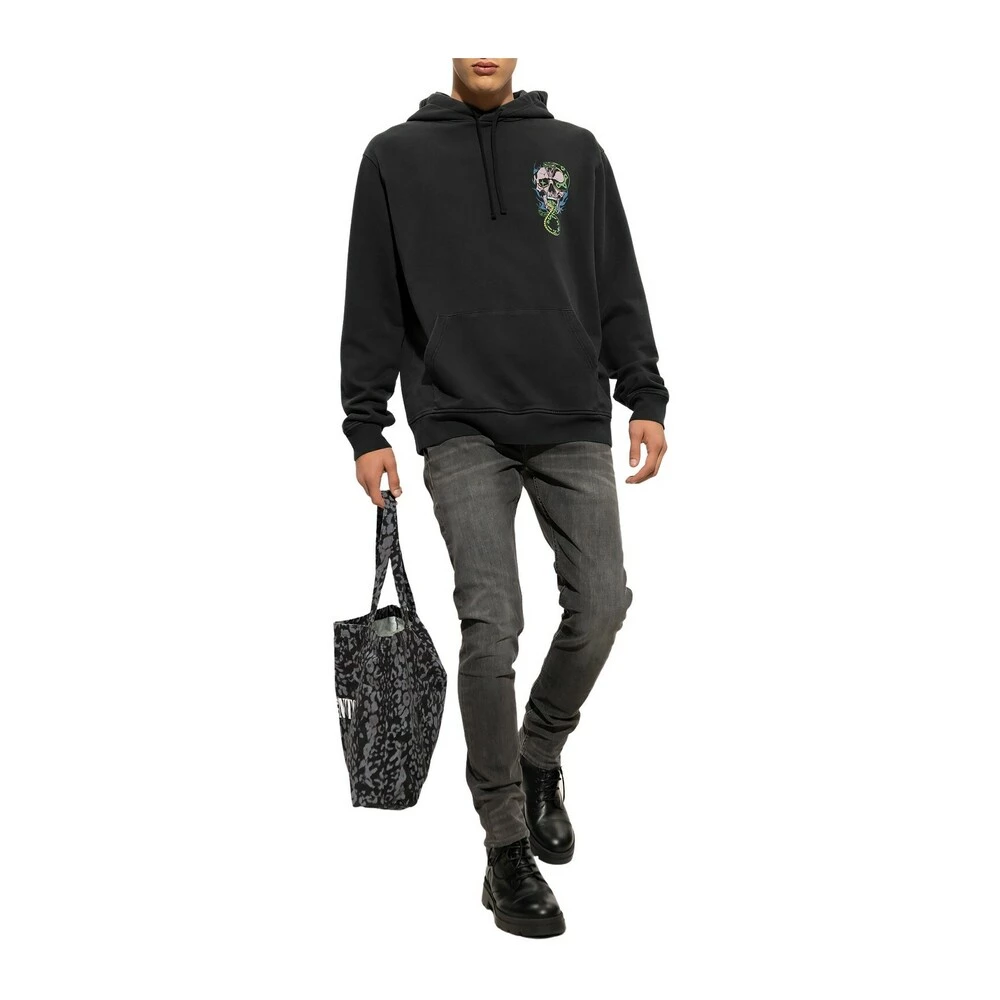 AllSaints Adder Hoodie Black - Bilde 4