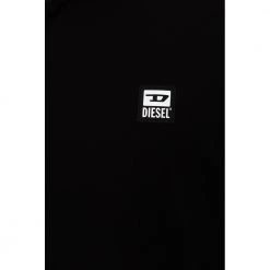 Diesel Logo Hoodie Black