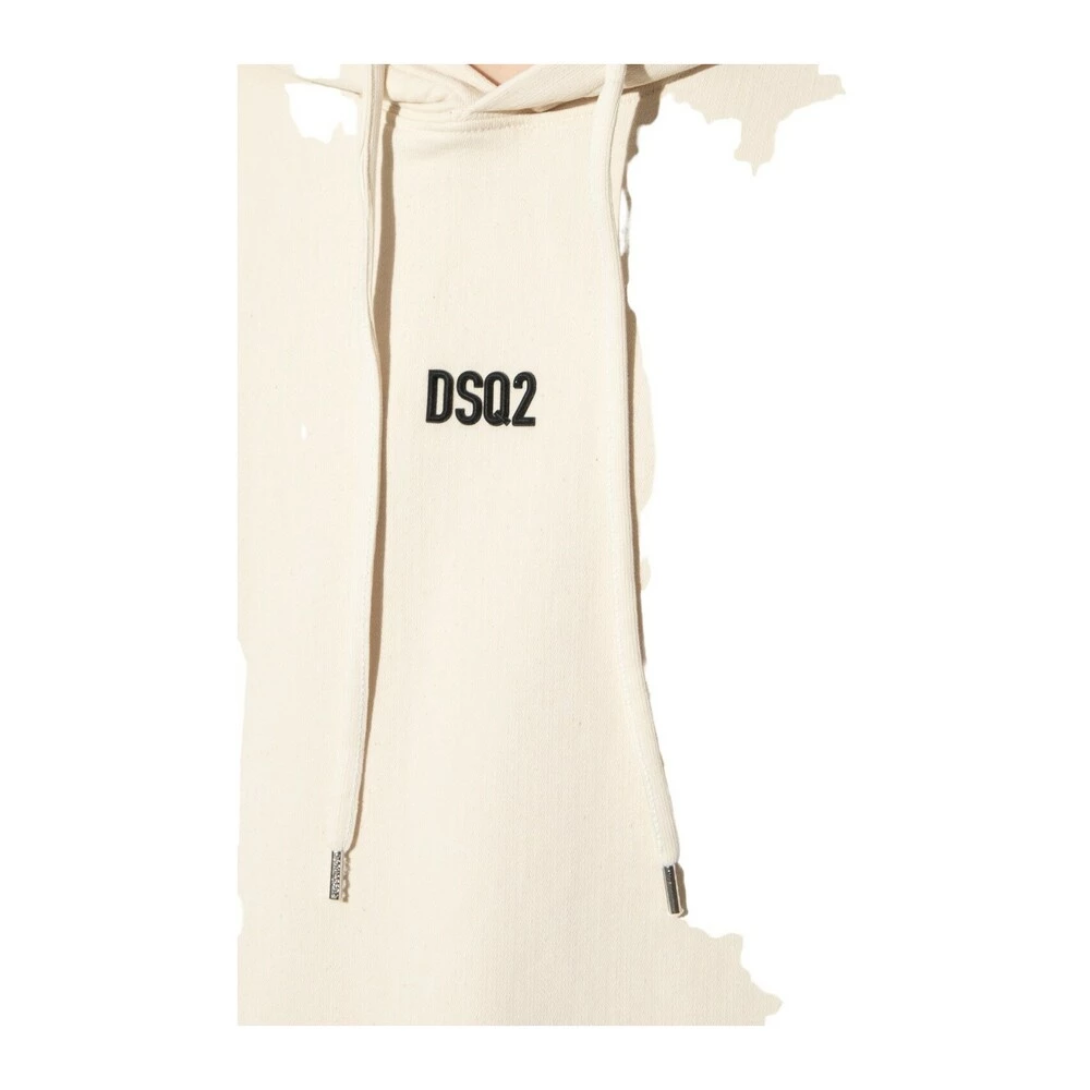 Dsquared2 Hoodie With Logo Beige - Bilde 3