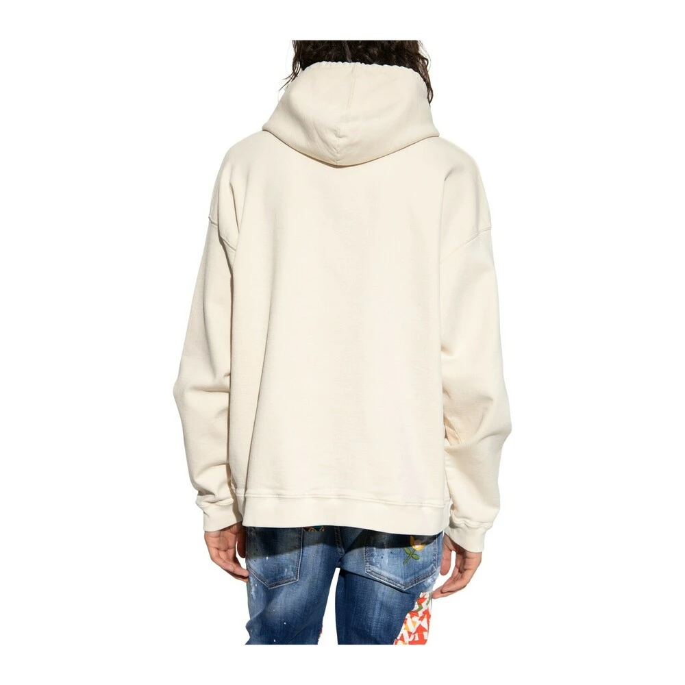 Dsquared2 Hoodie With Logo Beige - Bilde 4
