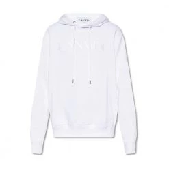 Lanvin Hoodie With Logo White