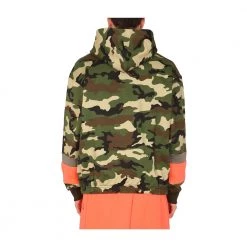 Dolce & Gabbana Sweatshirt With Camouflage Print Green