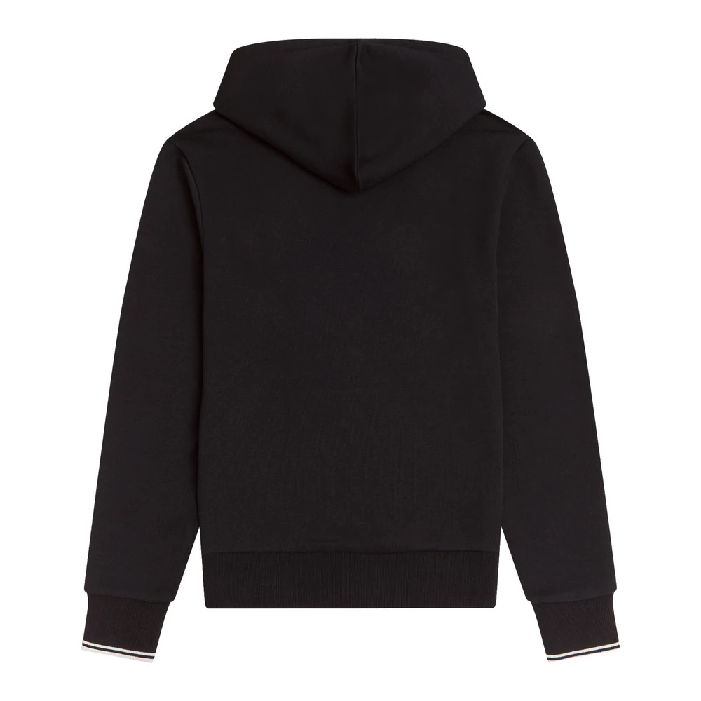 Fred Perry Tipped Hoodie Black - Bilde 5