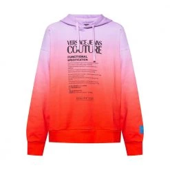 Versace Jeans Couture Sweatshirt With Logo Red