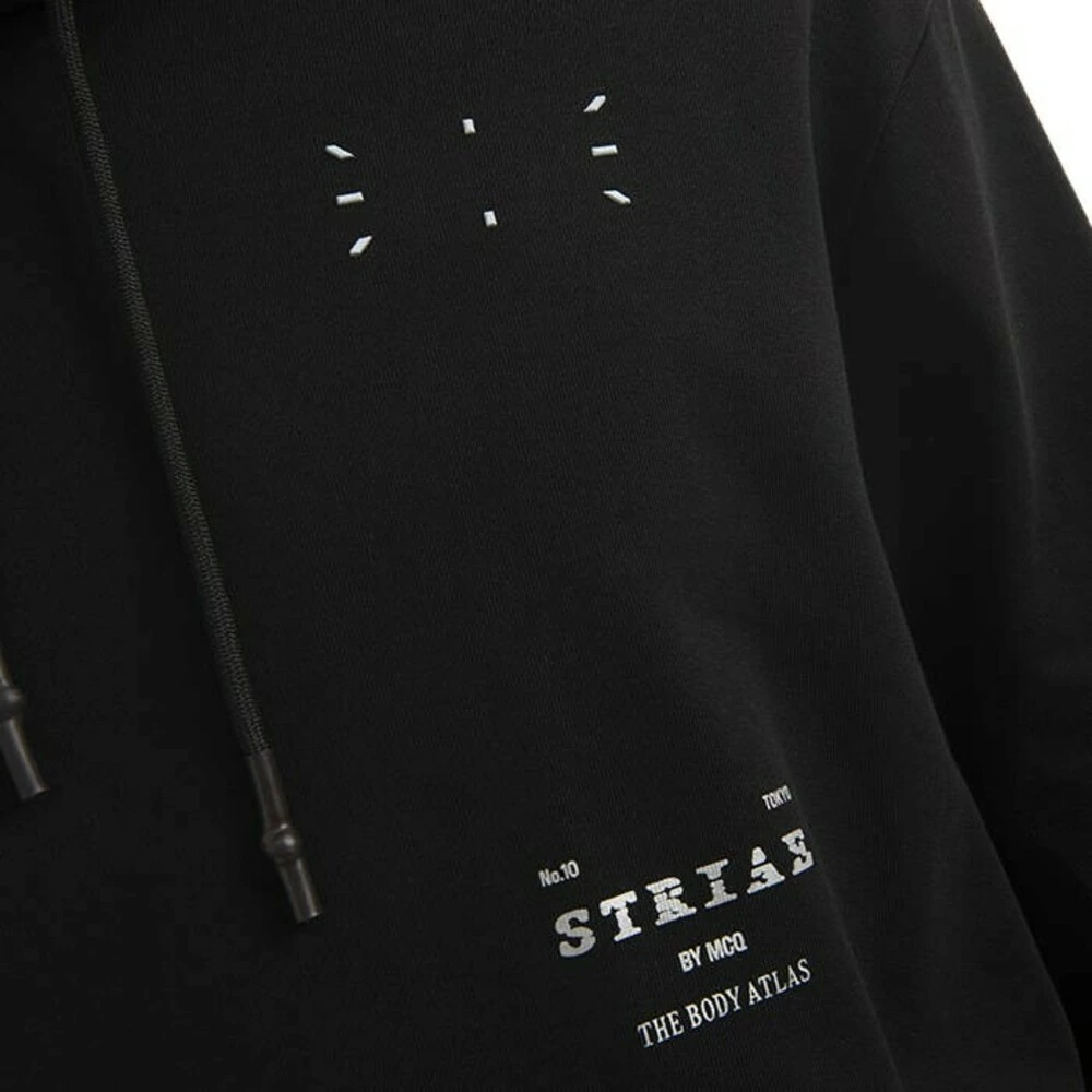 Alexander McQueen S10 Relaxed Hoodie Black - Bilde 4