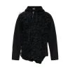 Comme Des Garçons Ruffled Hoodie Black