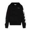 Off White Sweatshirt With Logo Black