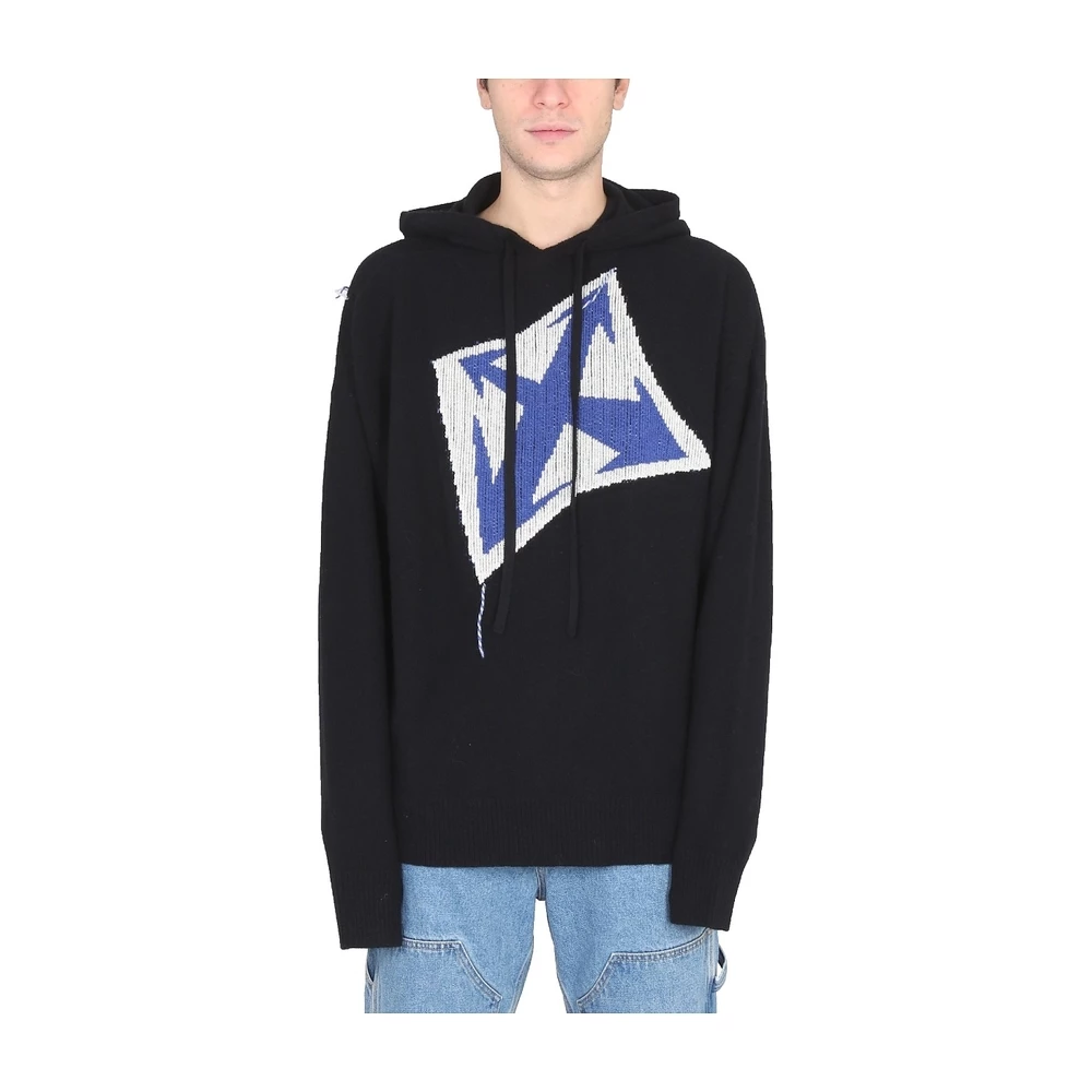 Off White Hoodies Black - Bilde 4