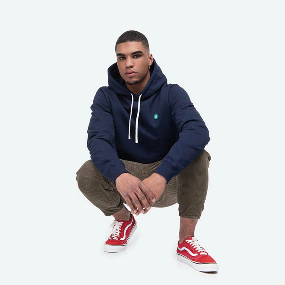 Wood Wood Hoodie Blue - Bilde 6