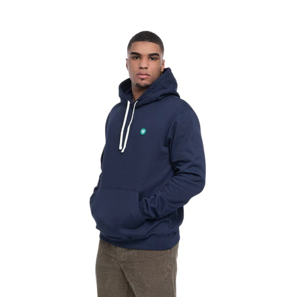 Wood Wood Hoodie Blue - Bilde 7