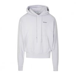 Off White Caravaggio Arrow Over Hoodie Purple