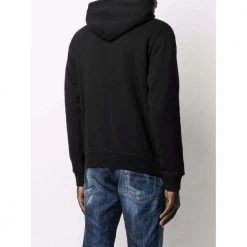 Dsquared2 Fluorescent Spray Hoodie Black