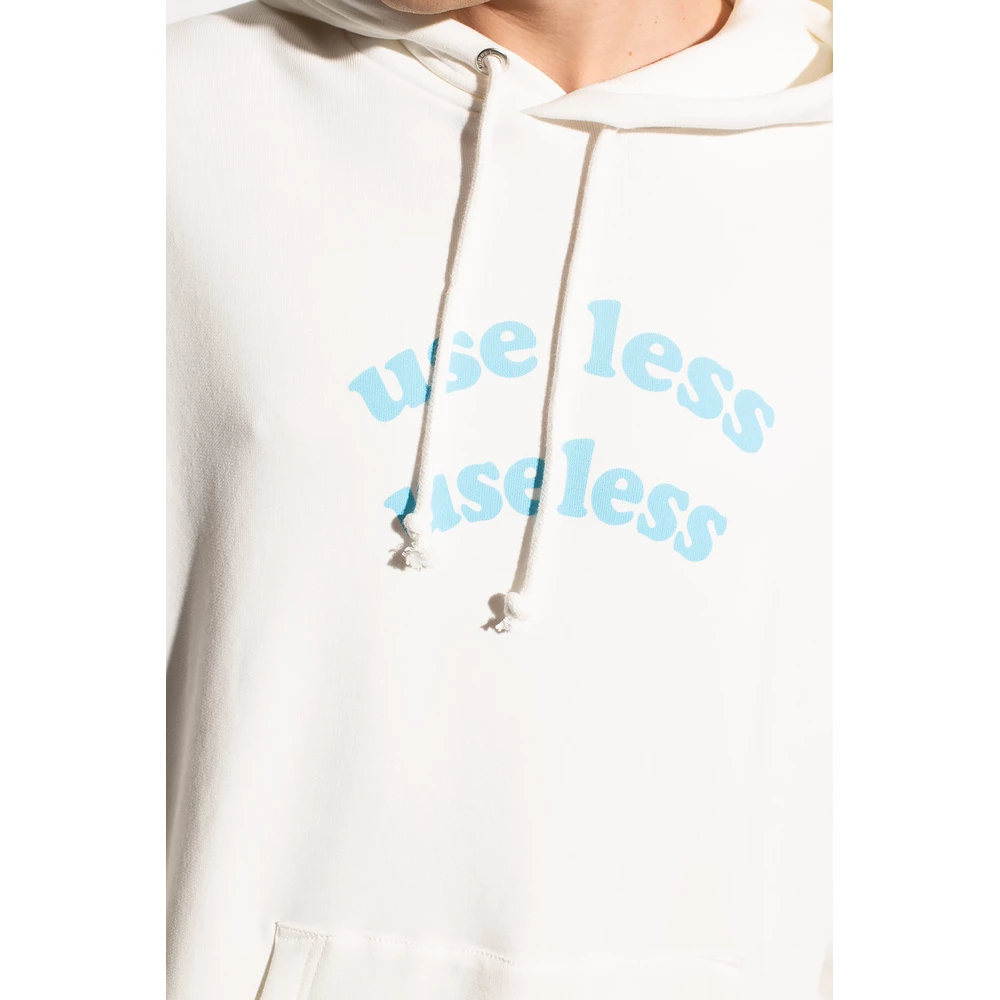 Diesel Printed Hoodie White - Bilde 4