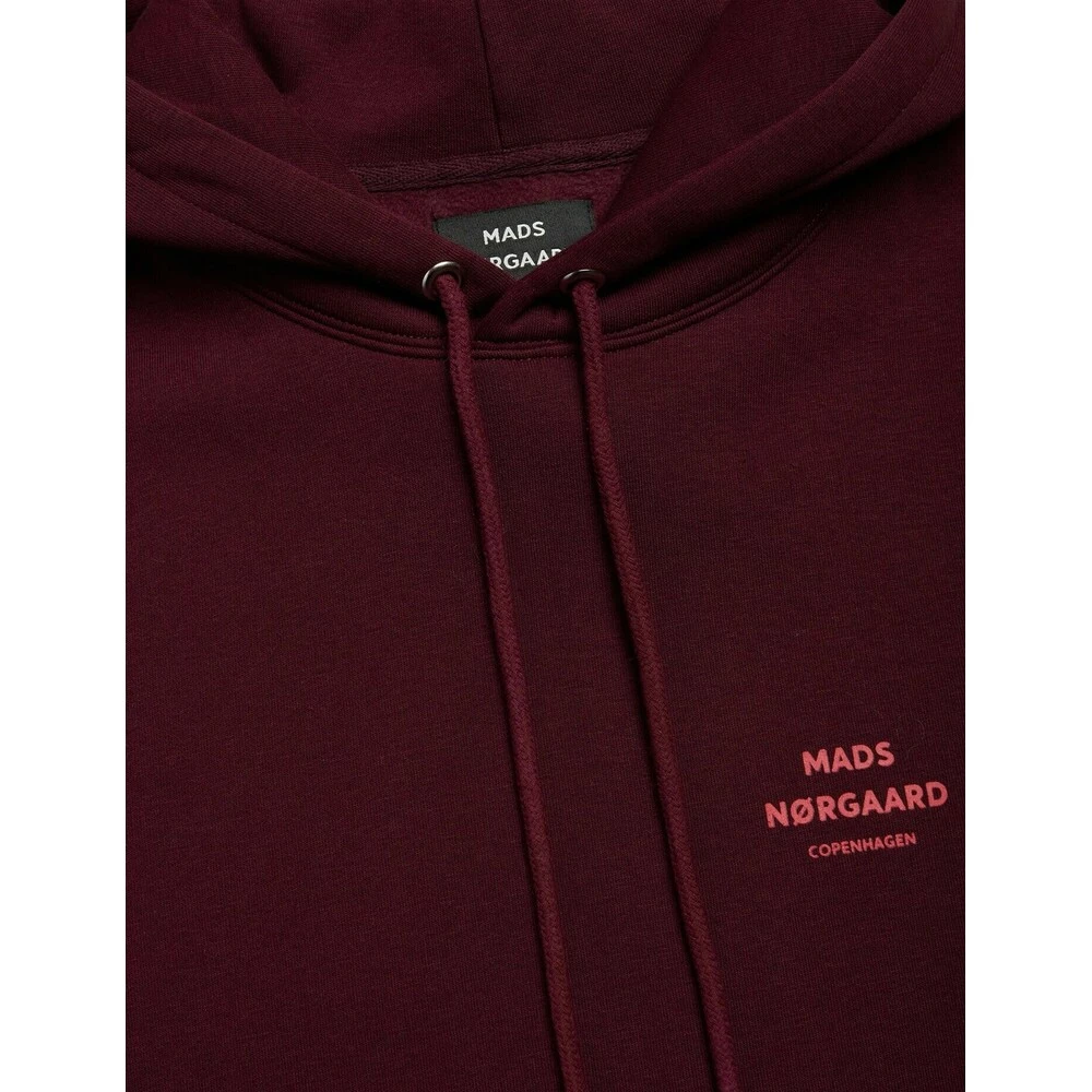Winetasting Mads NĂžrgaard Standard Hoodie Logo Sweat Genser Red - Bilde 2