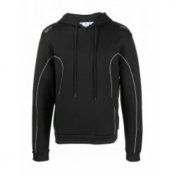Off White Hoodies Black