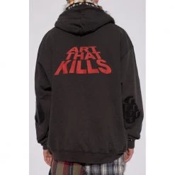 Gallery Dept. Printed Hoodie Gray