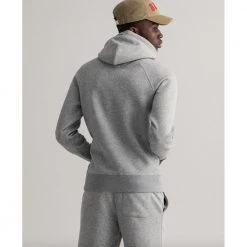 Gant Lock Up Hoodie - Grey Mel. Gray